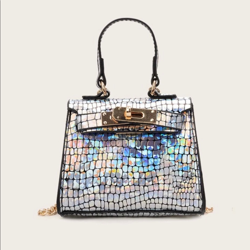 Holographic Darling Satchel Bag